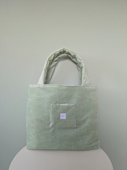 Tote bag mintgrün Cord