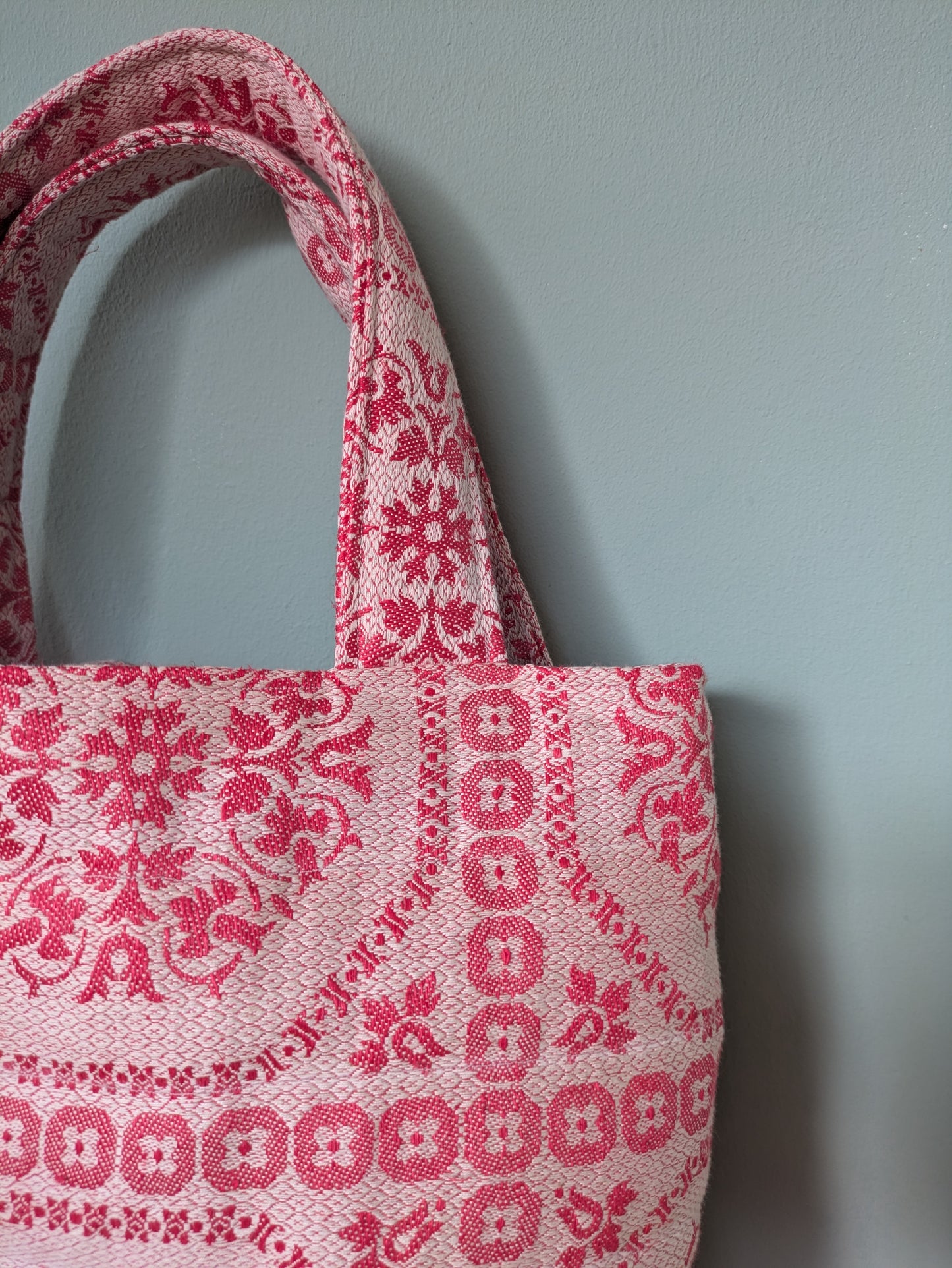 Tote bag XL rot weiß