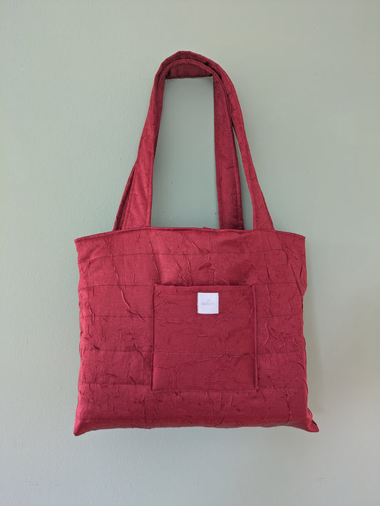 Tote bag midi rot
