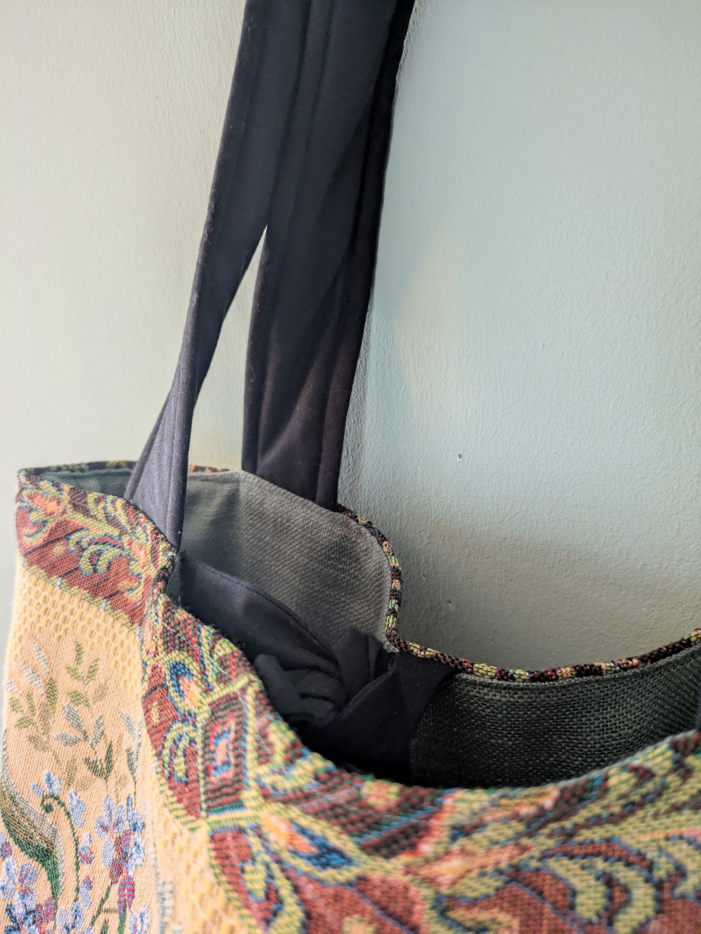 Einzelstück | Tote bag XL Blumen I