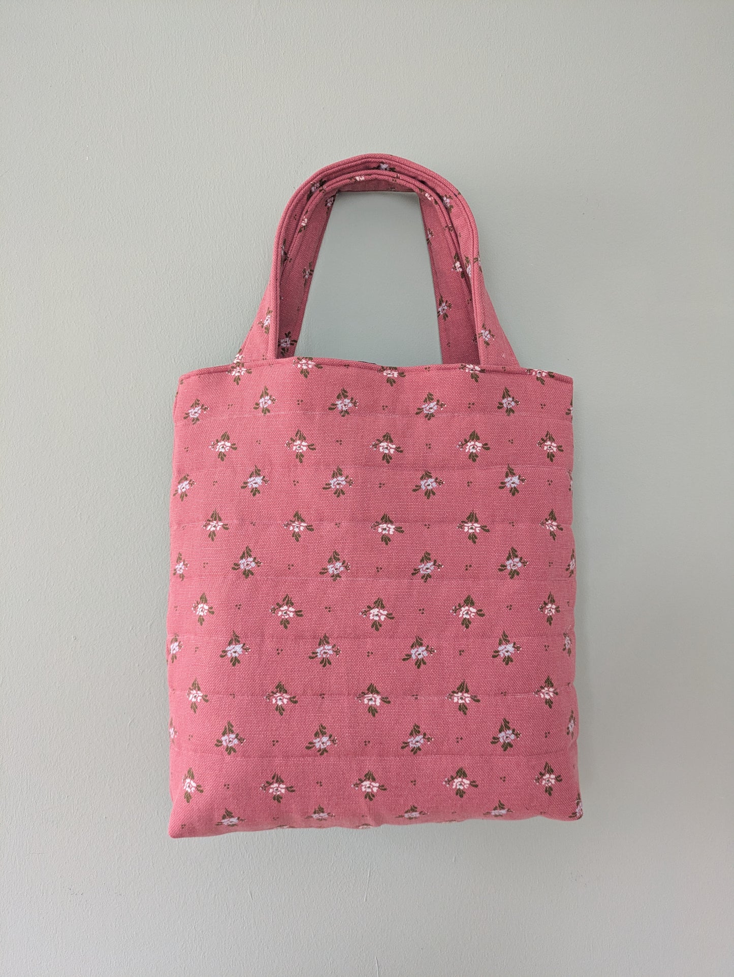 Tote bag XL rosa geblümt