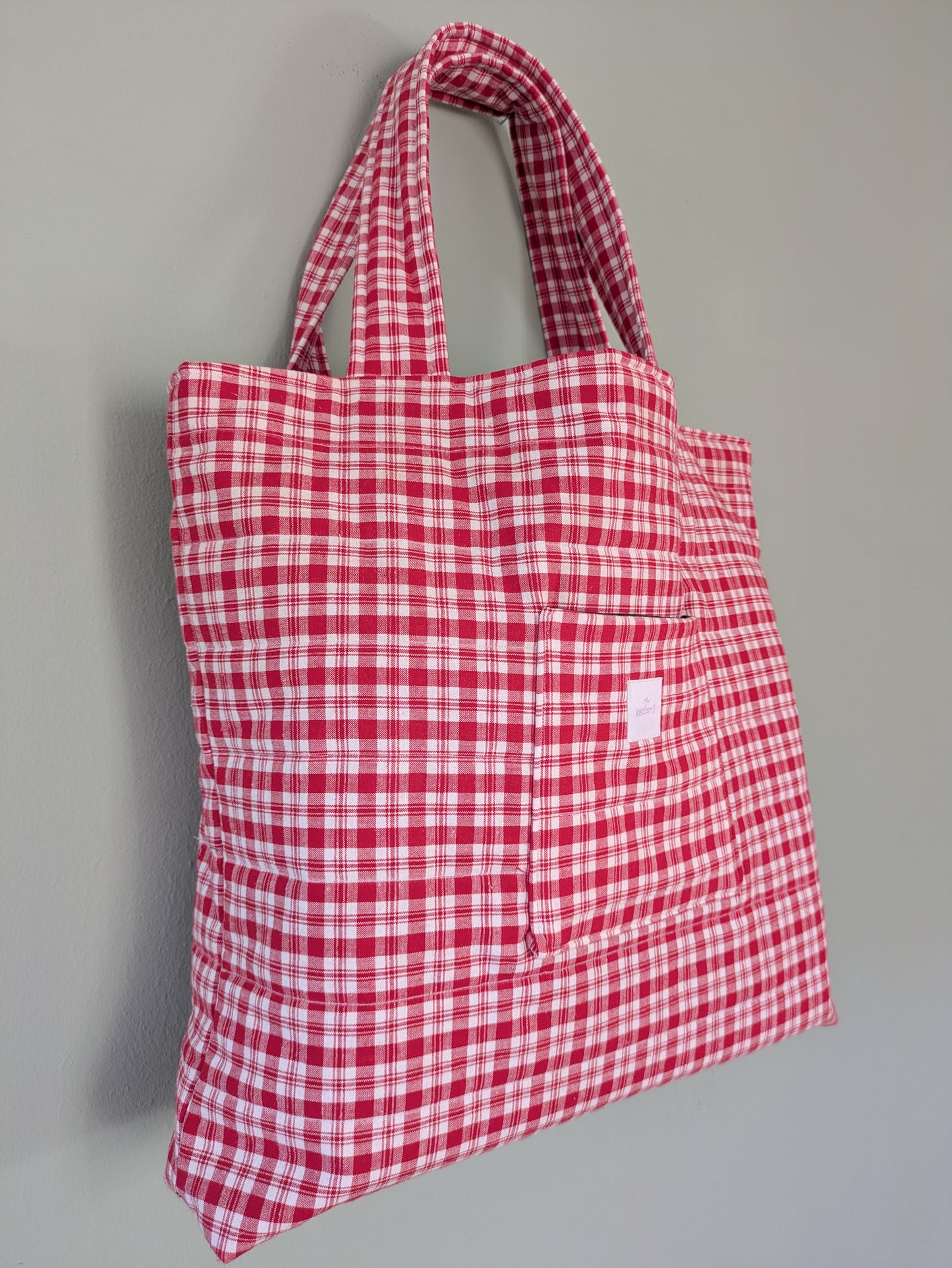 Tote bag XL kariert
