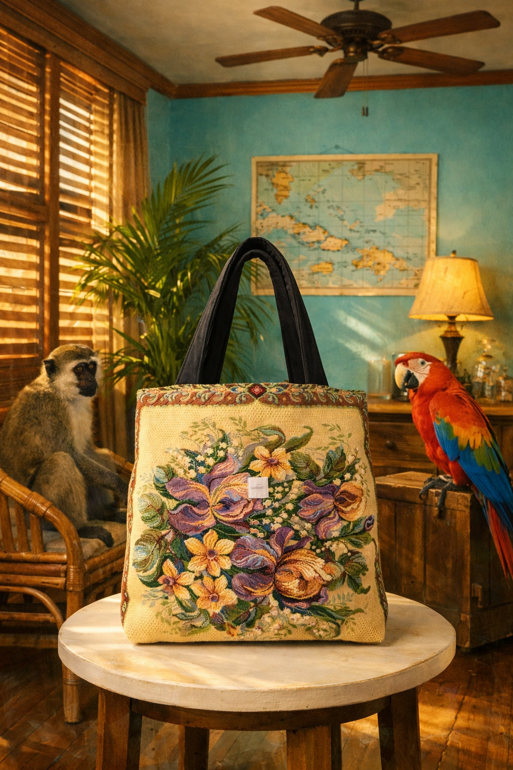 Einzelstück | Tote bag XL BlumenII