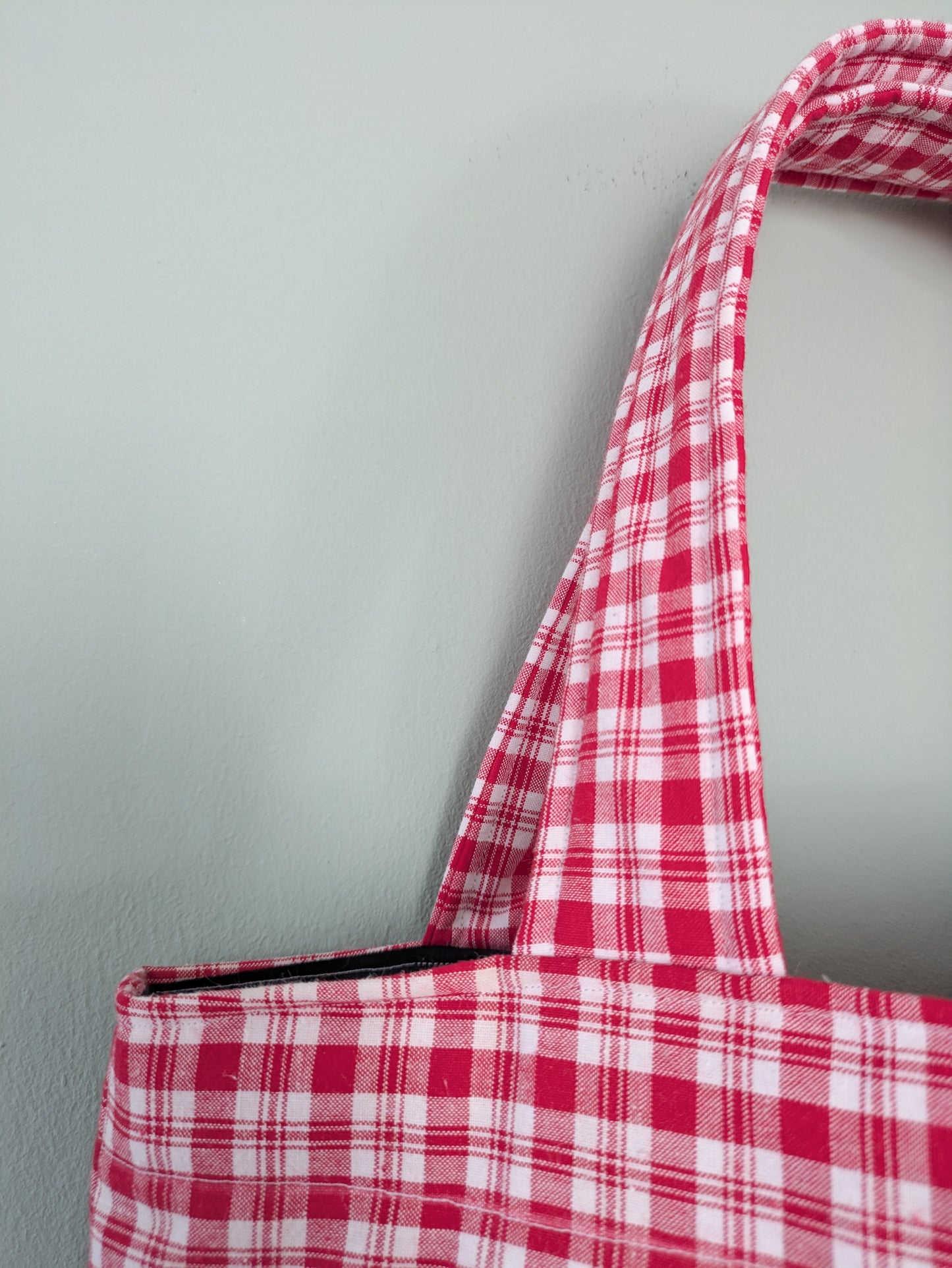 Tote bag XL kariert