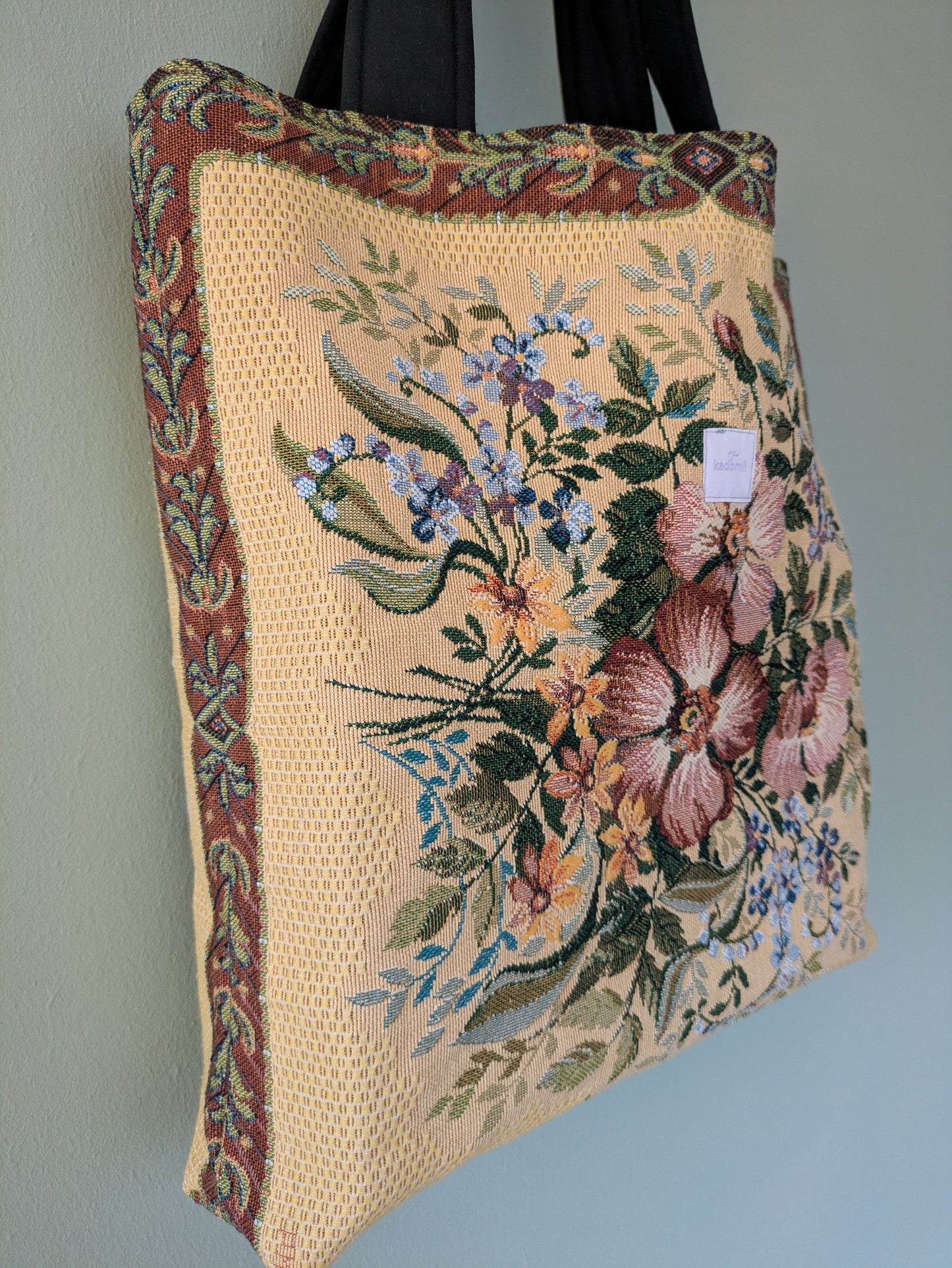 Einzelstück | Tote bag XL Blumen I