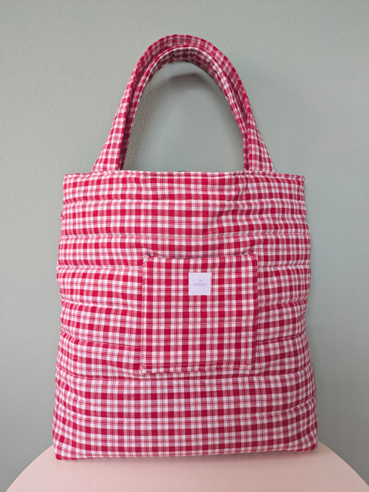 Tote bag XL kariert