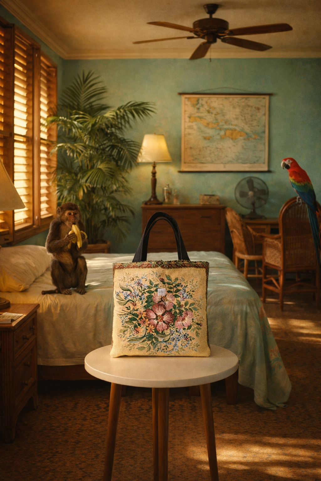 Einzelstück | Tote bag XL Blumen I