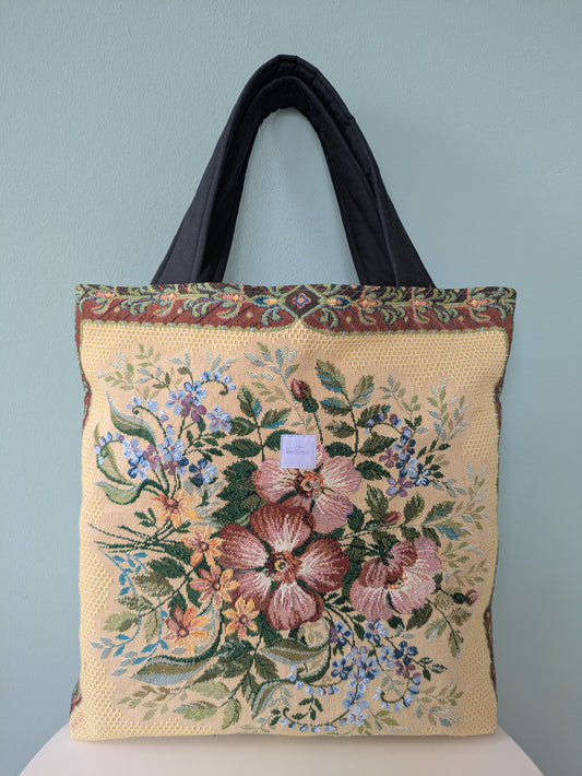 Einzelstück | Tote bag XL Blumen I