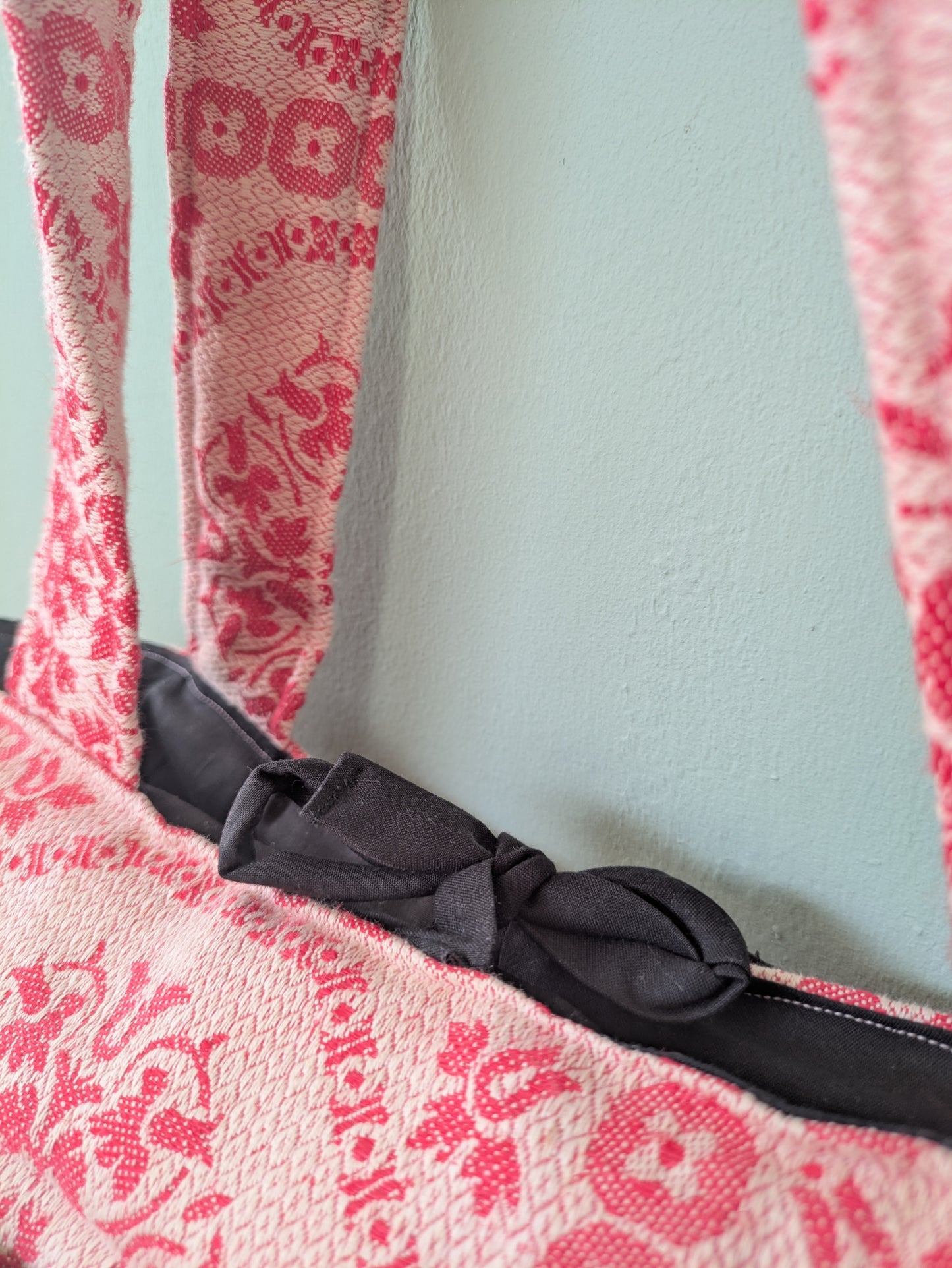 Tote bag XL rot weiß